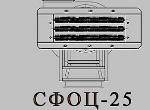 Электрокалориферная установка СФОЦ (ЭКОЦ) 25. Технические характеристики