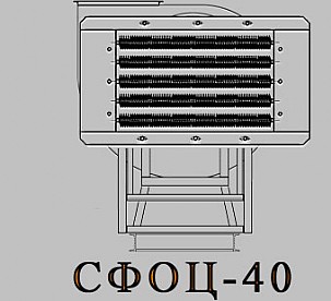 Электрокалориферная установка СФОЦ (ЭКОЦ) 40. Технические характеристики