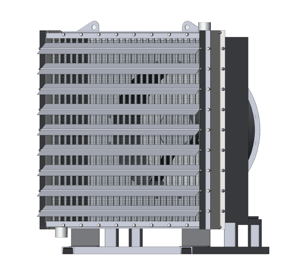 Паровой воздушный агрегат АО 2-25 трехрядный