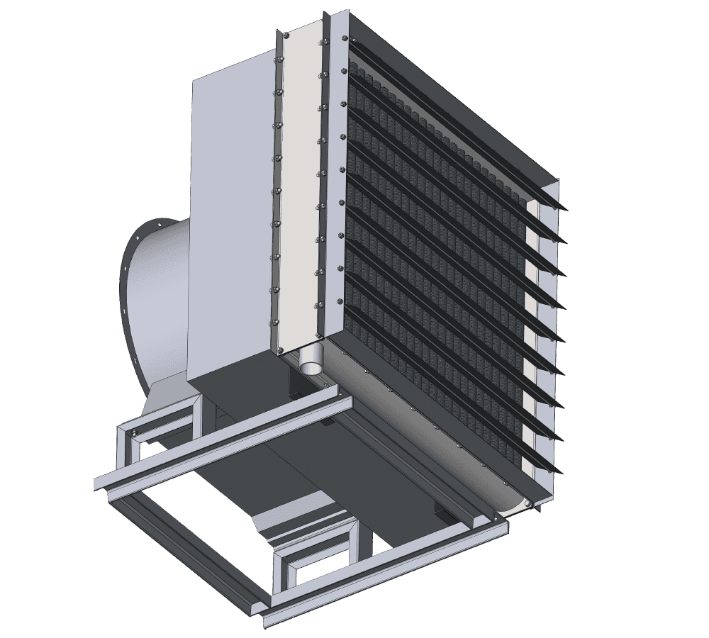 Воздушно-отопительный агрегат АО 2-25 КПСк3 паровой