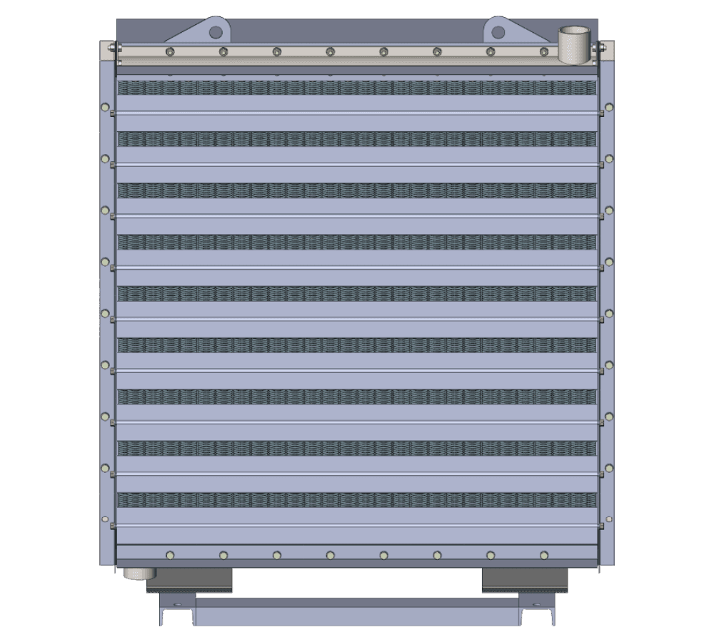 Паровой воздушный агрегат АО 2-25 четырехрядный