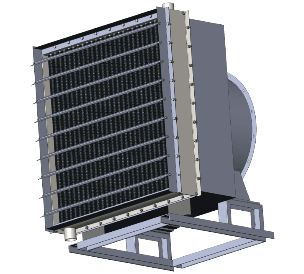 Воздушно-отопительный агрегат АО 2-25 КПСк4 паровой