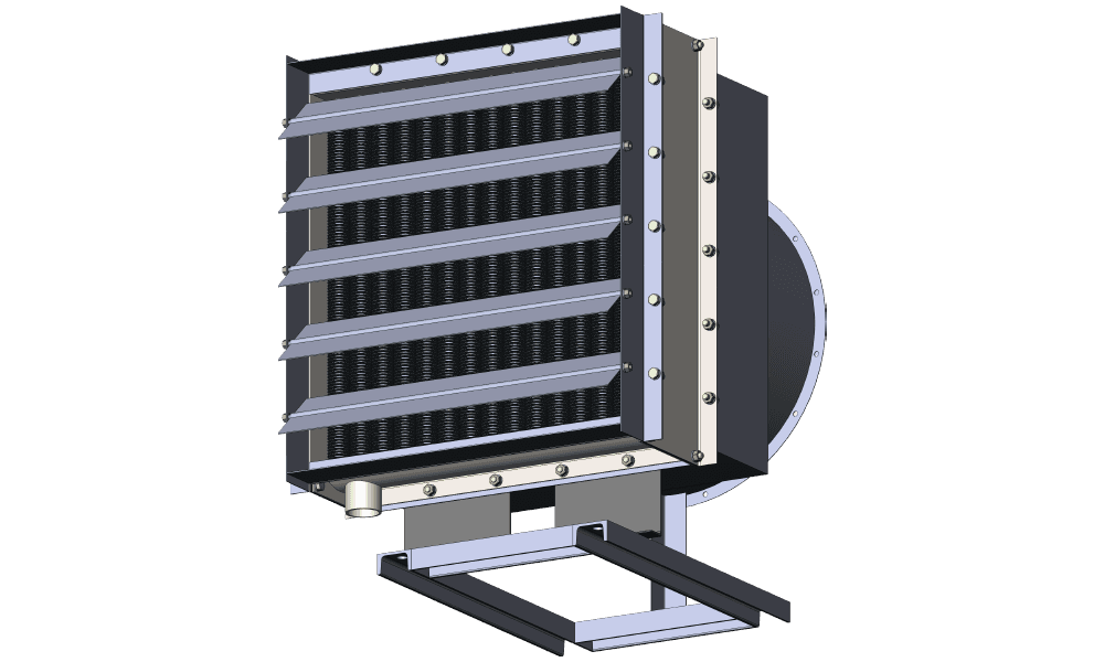 Воздушно-отопительный агрегат АО 2-5 КПСк3 паровой