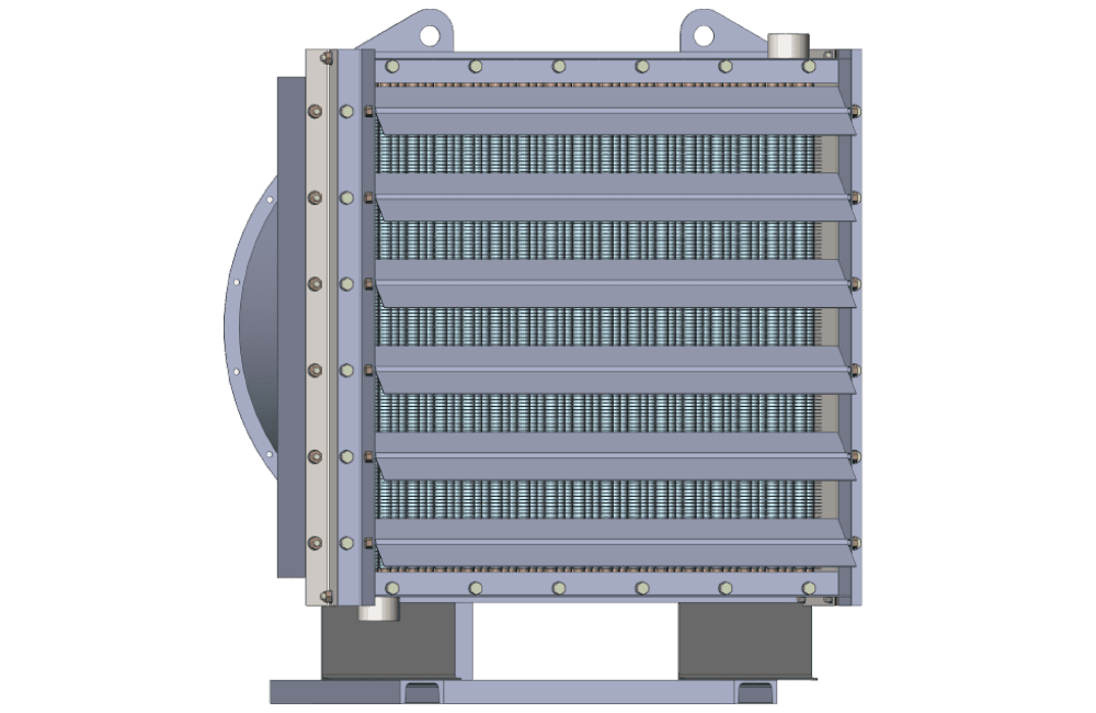 Паровой воздушный агрегат АО 2-6.3 четырехрядный