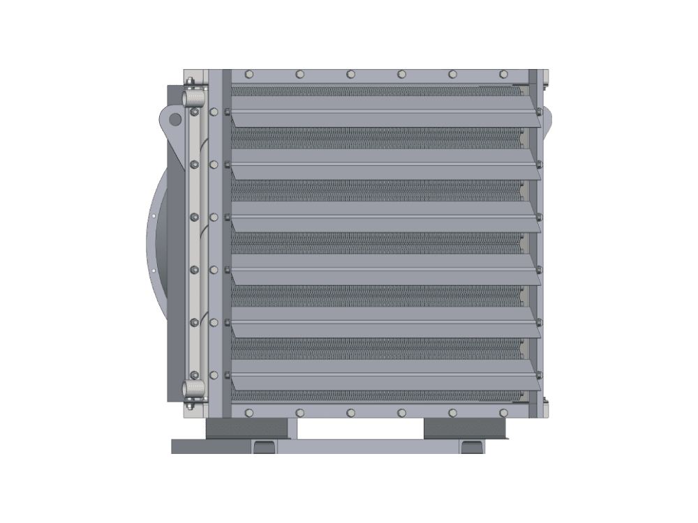 Водяной воздушный агрегат АО 2-10 трехрядный