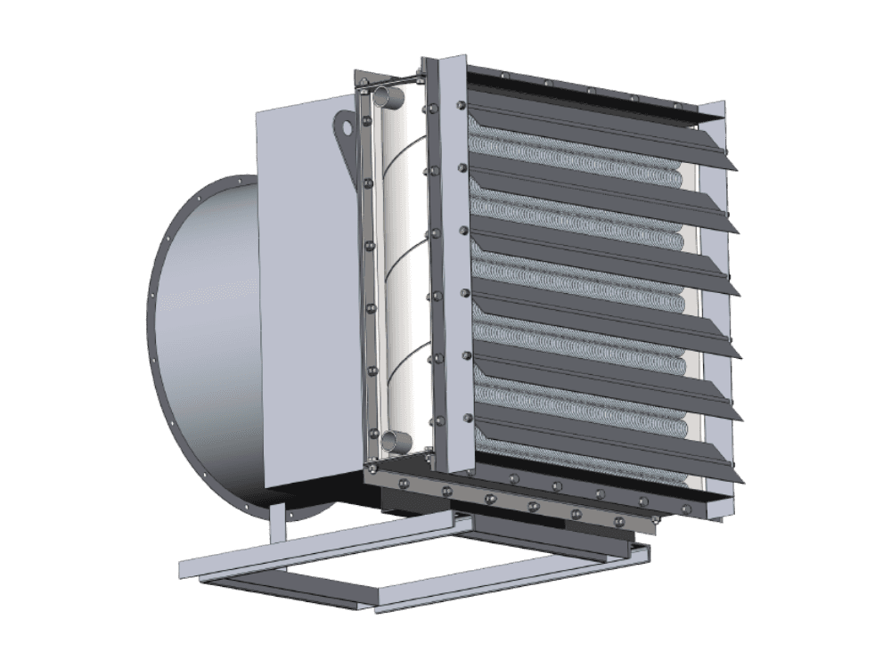 Воздушно-отопительный агрегат АО 2-10 КСк3 водяной