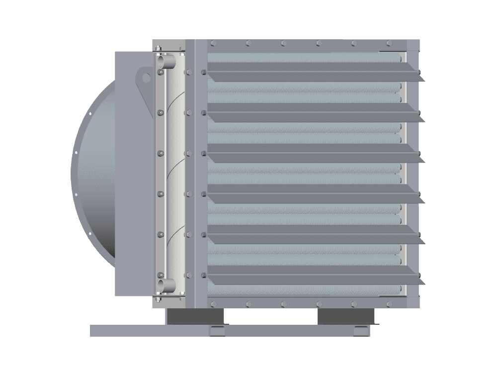Водяной воздушный агрегат АО 2-10 четырехрядный