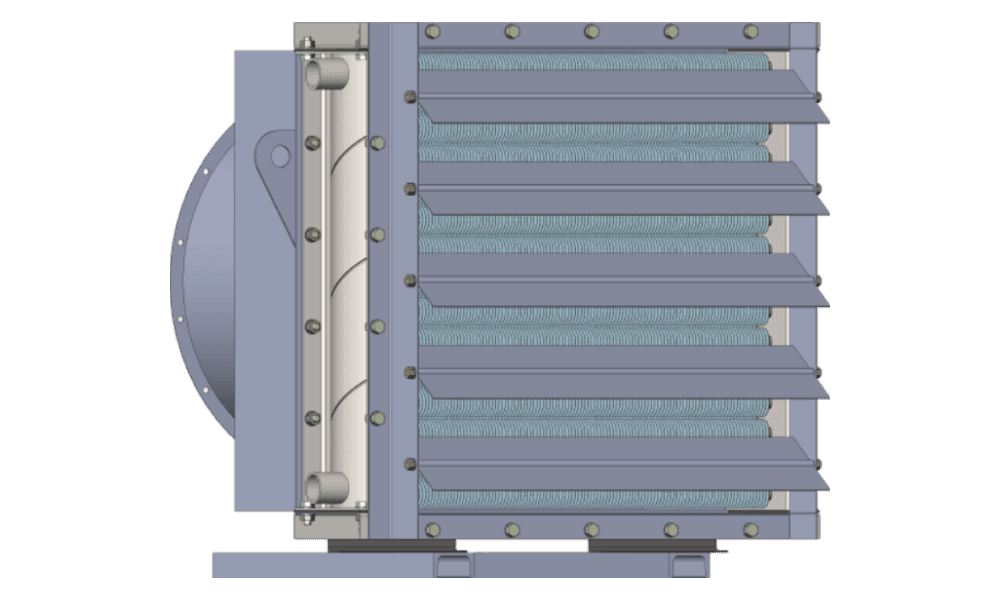Водяной воздушный агрегат АО 2-5 трехрядный
