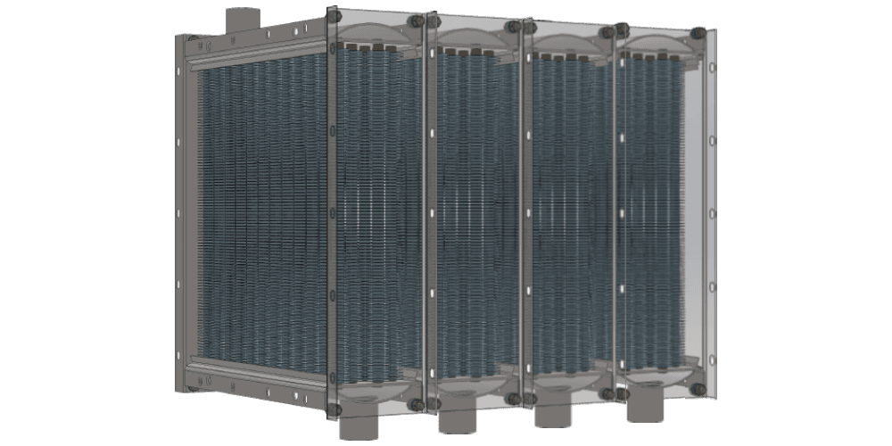 Расчет многорядной установки паровых воздухонагревателей
