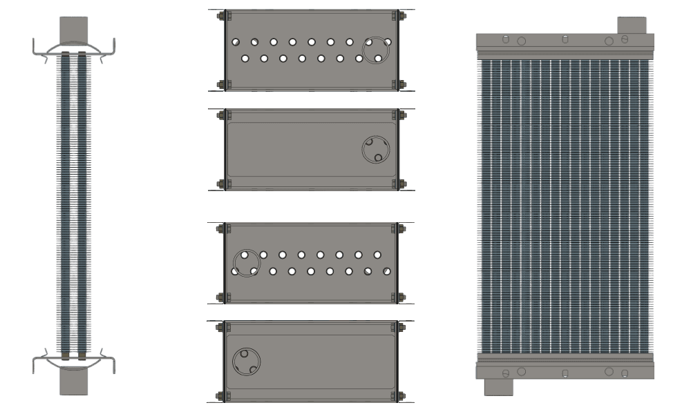 Калорифер КПСк 2-2 чертеж