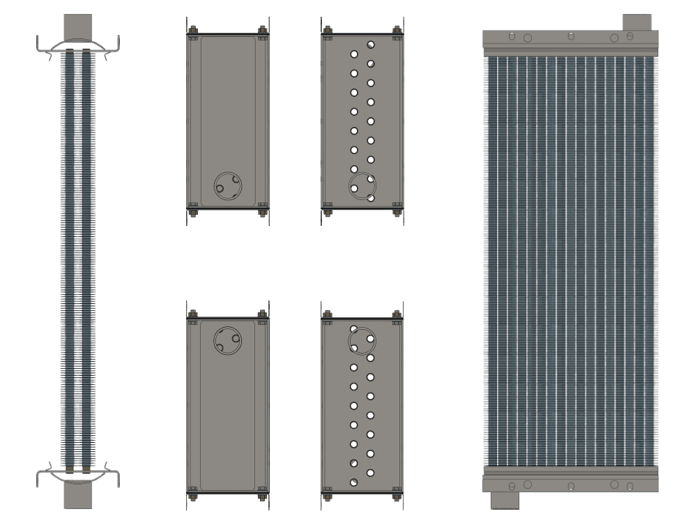 Калорифер КПСк 2-4 чертеж