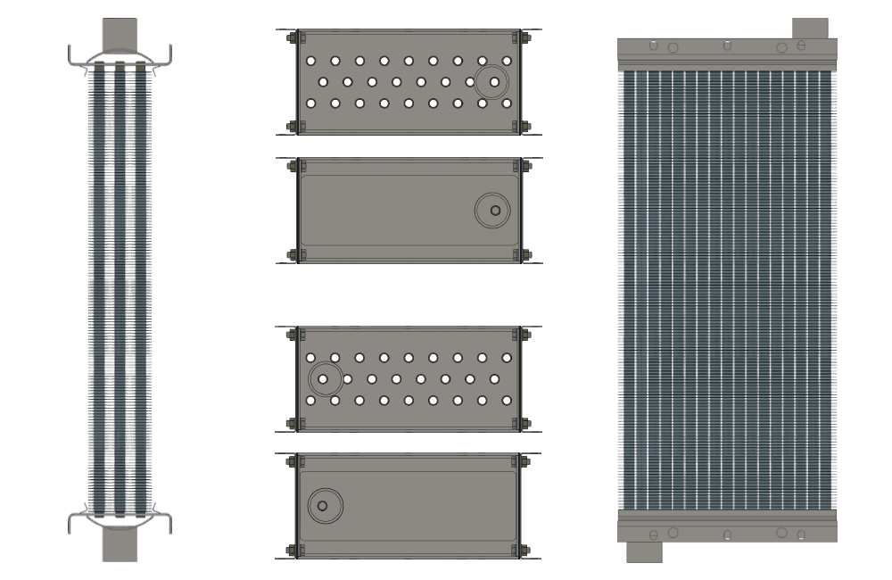Калорифер КПСк 3-3 чертеж