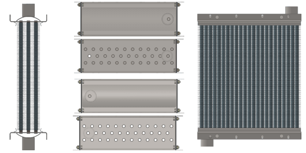 Калорифер КПСк 3-6 чертеж
