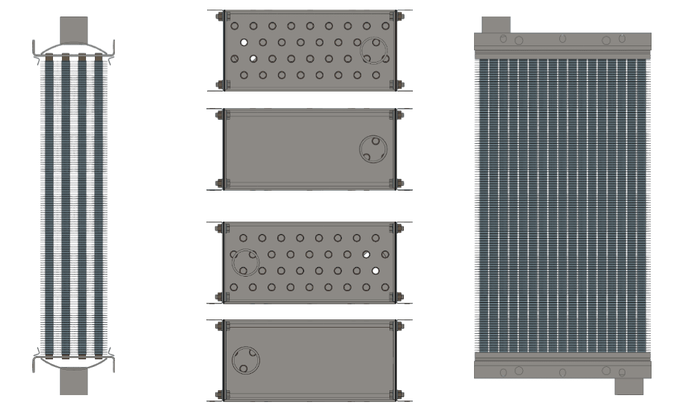 Калорифер КПСк 4-2 чертеж