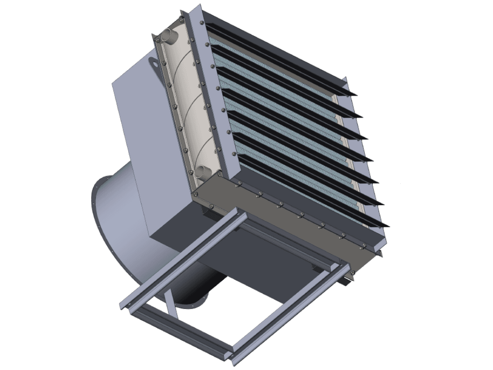 Водяной отопительный агрегат АО 2-15 в4 Воздушно-отопительный агрегат АО 2-15 КСк4 водяной