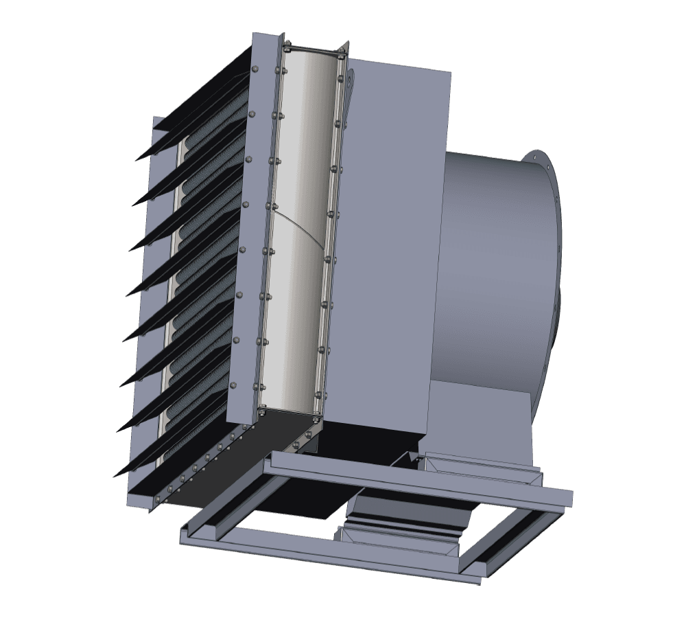 Водяной отопительный агрегат АО 2-20 в4 Воздушно-отопительный агрегат АО 2-20 КСк4 водяной