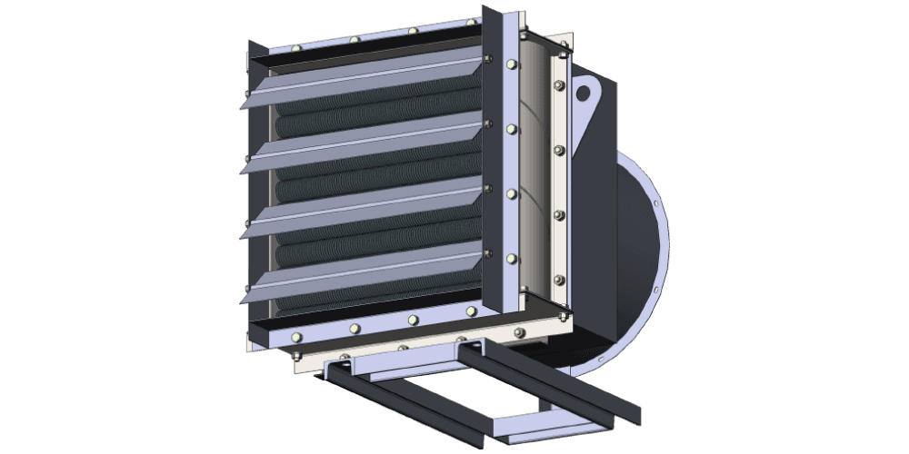 Водяной отопительный агрегат АО 2-3 в4 Воздушно-отопительный агрегат АО 2-3 КСк4 водяной