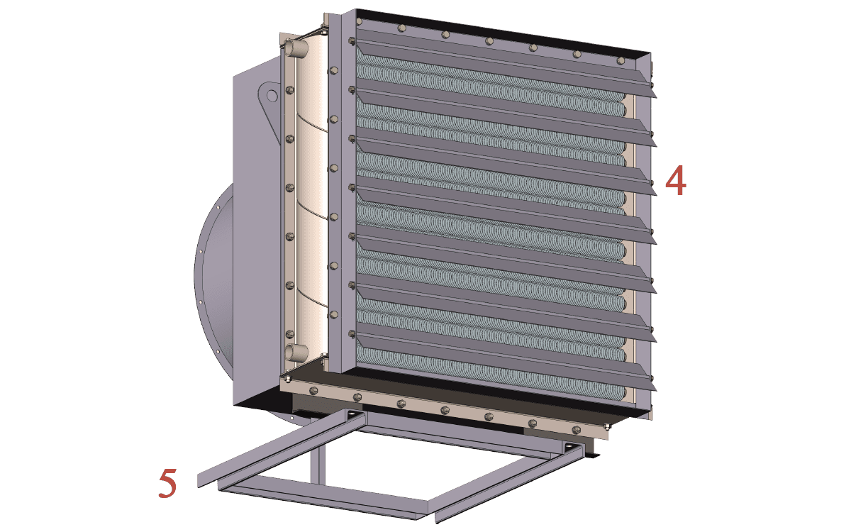 Воздушно-отопительный агрегат АВО ХЛ Воздушно-отопительный агрегат