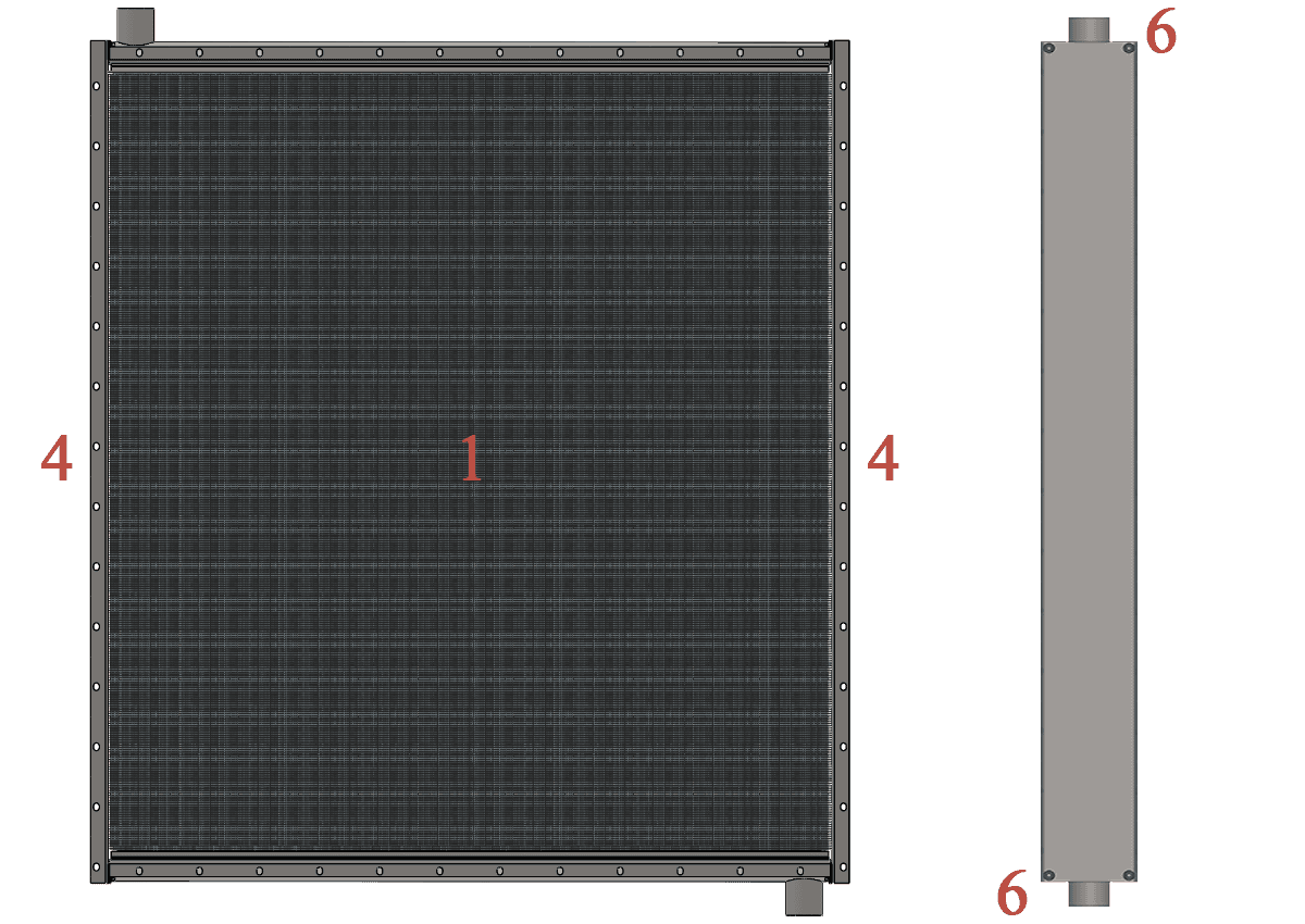 Калорифер КПСк паровой Производство калориферов КПСк