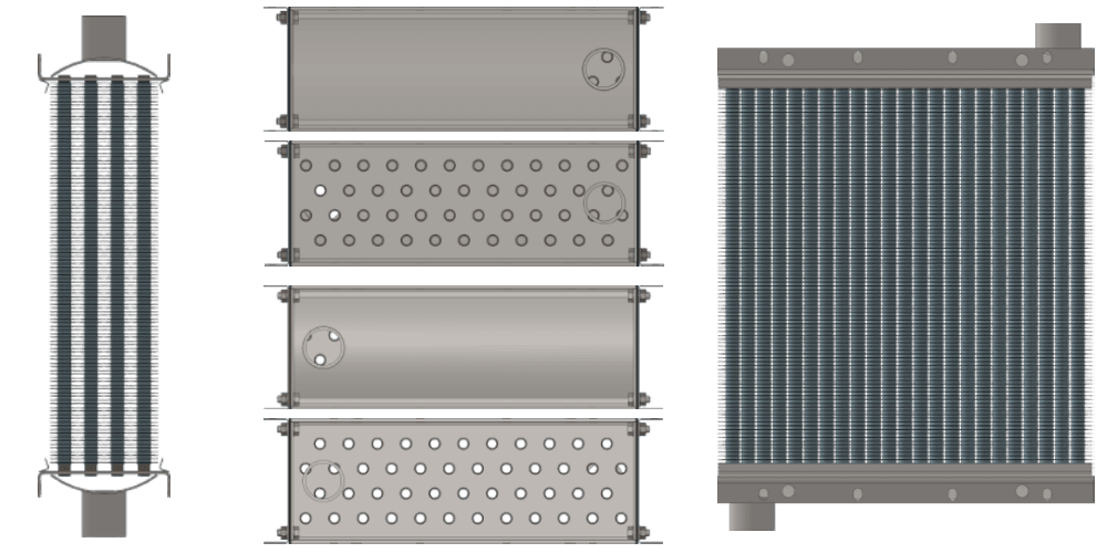 Калорифер паровой КПСк 4-6 Калорифер КПСк 4-6 чертеж