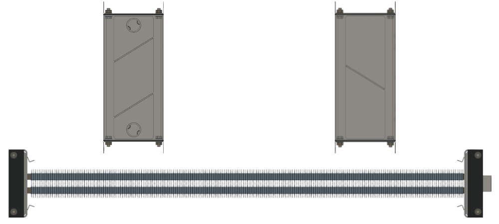 Калорифер водяной КСк 2-5 Калорифер КСк 2-5 чертеж