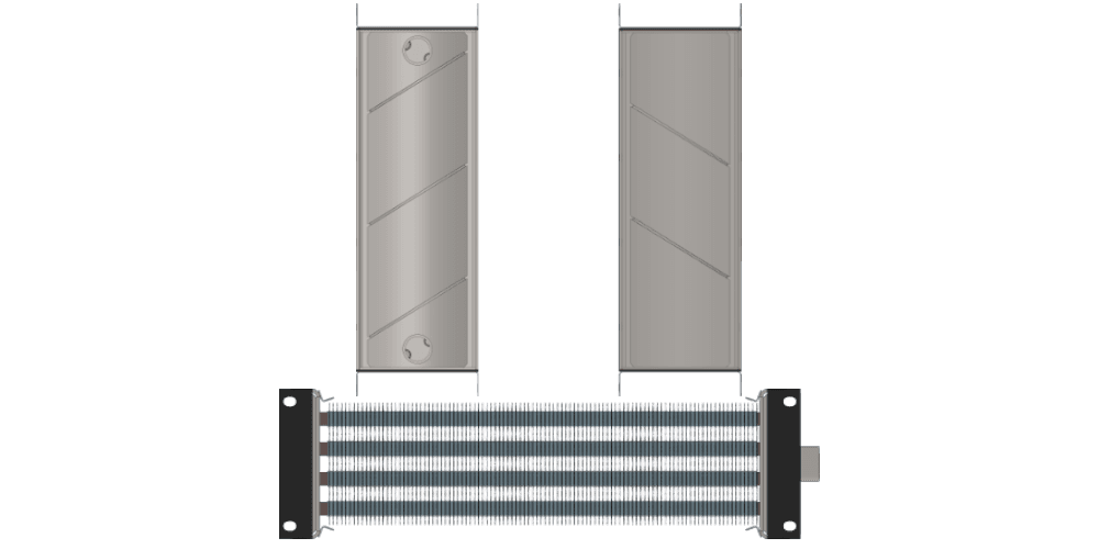 Калорифер водяной КСк 4-6 Калорифер КСк 4-6 чертеж