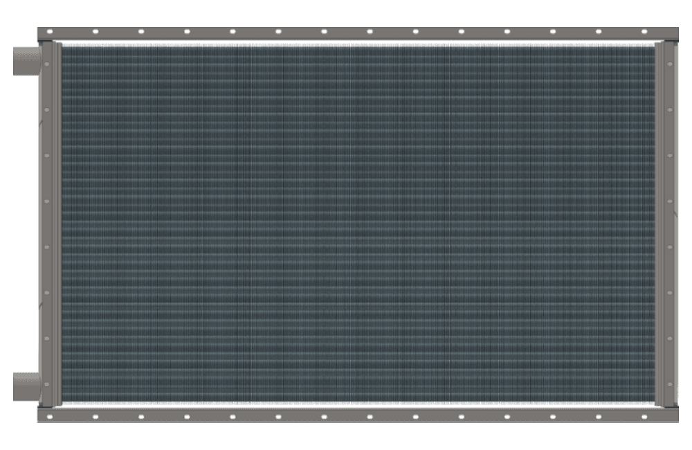 Калорифер ТВВ 411 Воздухонагреватель ТВВ 411 водяной