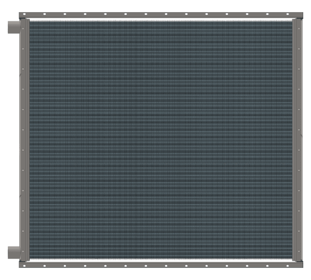 Калорифер ТВВ 412 Воздухонагреватель ТВВ 412 водяной