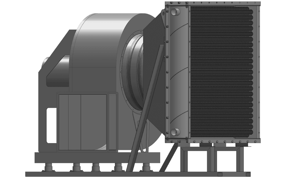 Воздухонагревательная установка для сушки Агрегат для сушки сырья и материалов